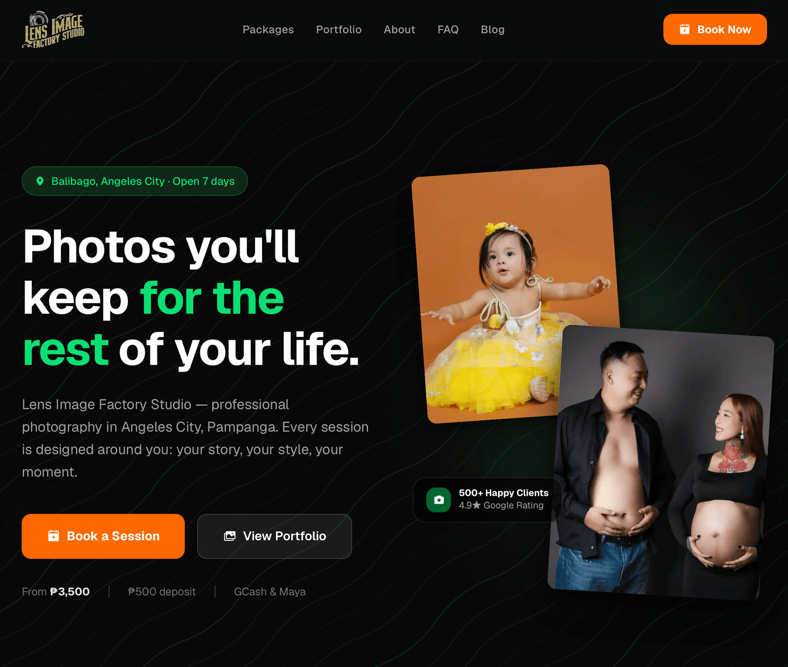 LIF Studio website preview