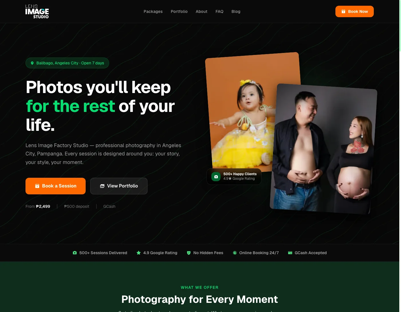 LIF Studio website preview